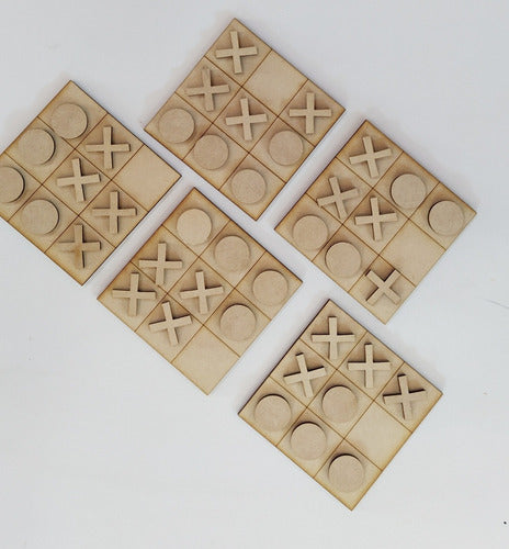 15 Tateti 8x8 + 15 Dinosaurios 5cm Fibrofacil Souvenirs Mdf 2