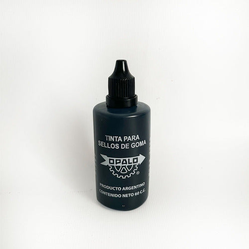 Black Water-Based Ink Kit 60 mL Opalo Stamp Pad 6.5x4.5 cm Ibi 0