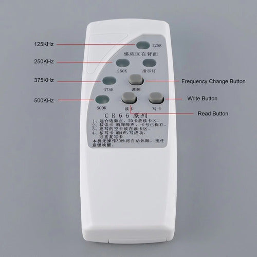 TecnoliveUSA Copiador Clonador Rfid Llavero 125khz 250k 325k 500k 2