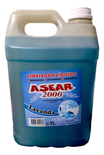 Asear Liquid Cleaner Disinfectant Lavender 5L 0