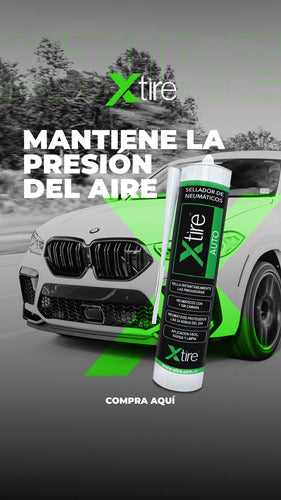 Xtire - Sellador De Pinchaduras Kit Para Autos 1