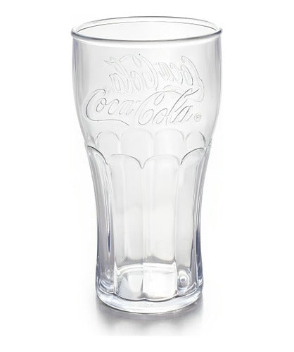 Plasútil Set X 2 Coca Cola Glass 530 Ml Extra Durable 7