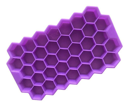 Art Home Silicone Honeycomb Ice Cube Tray 1