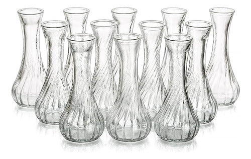 Hewory Set of 12 Glass Bud Vases 0