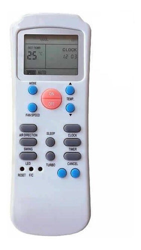 Surrey Carrier Midea Remote Control 0