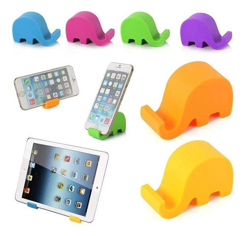 Qr Elephant Desk Stand for Mobile Phones and Tablets 0