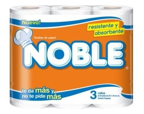 Noble Paper Towels X 3 Rolls 0