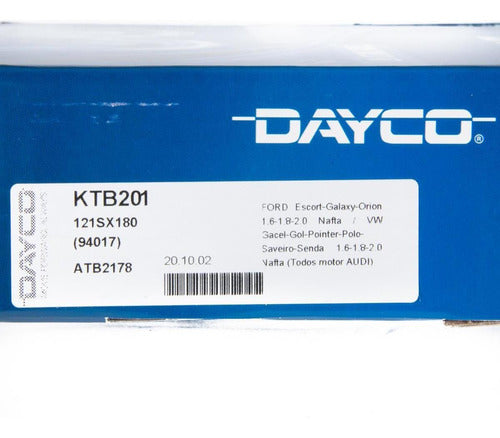 Dayco Timing Kit for VW Gol Saveiro Passat 1.6 1.8 2.0 AP 1