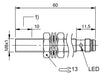 Sensor Inductivo M8 Semi Rasado C/conec M8 Balluff- Bes01zw 1