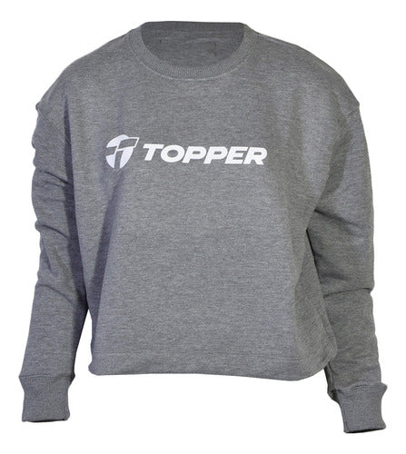 Topper Rtc Overside Crew Women Grey 0