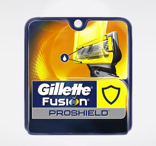 Pack X 3 Gillette Fusion Proshield X4 Cart Remplaza Proglide 1