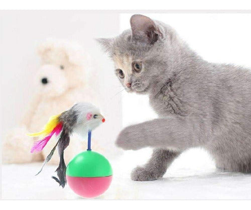 Interactive Toy Ball for Cats Mouse Ball Tumbler 1