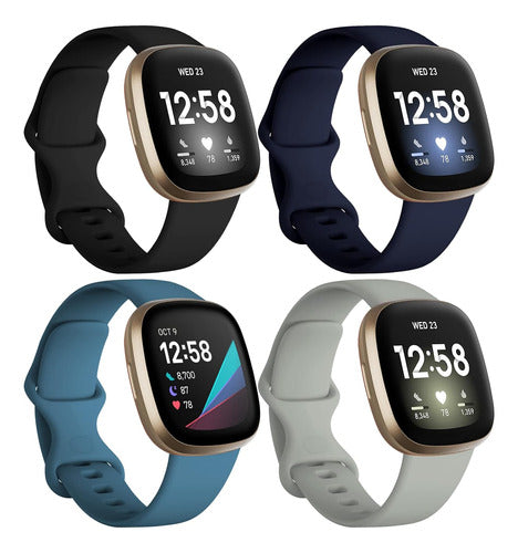 Pulseras De Repuesto Para Fitbit, 4 Unidades, Tamaños Pequeñ 0