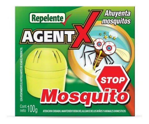 Mosquito Repellent Kit with Citronella Oil - Aire Pur Rods + Agent X Stop Mosquito 2
