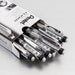 Pentel Twist-Erase PD275TA Click Mechanical Pencil, 0.5mm, Pack of 12, Clear Barrel, Black Grip 1