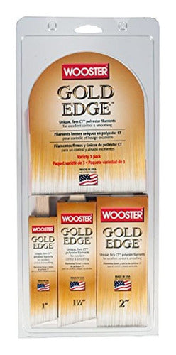 Wooster Brush 5239 Gold Edge Variety 3pack 0