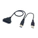 USB 3.0 A SATA 22pin Cable for Hard Drive Controller - 50cm 4