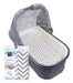 Kushies Baby Powered Moisés Sheet, Grey Chevron 0