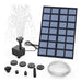 Bomba De Fuente Solar Con Panel - Amztime 2.5w Diy Kit De Bo 0