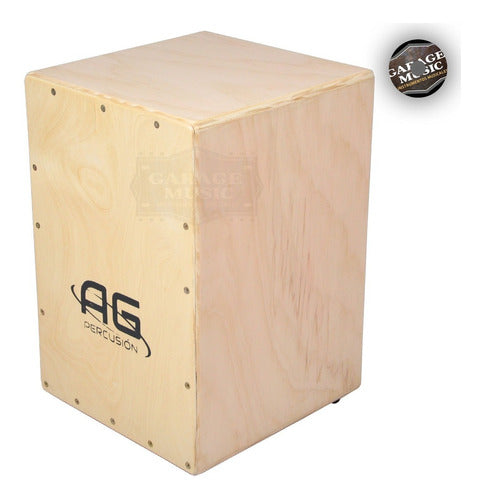 Cajon Peruano Dual Flamenco Bordona Ag Percusión Funda Cd 1