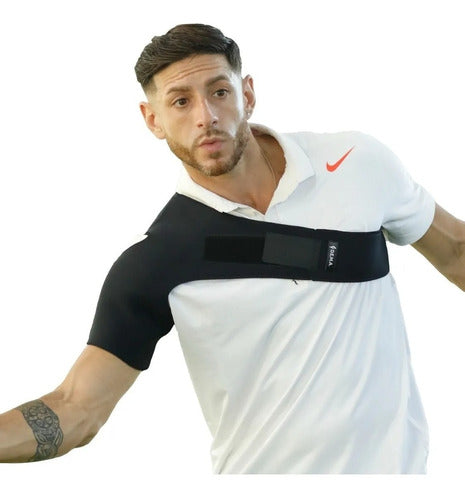 D.E.M.A. Sports Neoprene Shoulder Brace for Tendinitis - Rotator Cuff Support 0