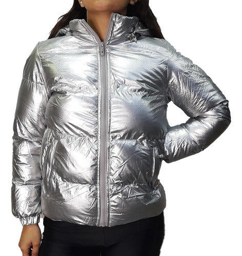MS Women's Jacket - Mily with Silver Hood 4