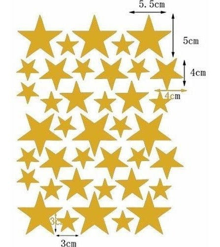 Vinilo Decorativo Pared [7jvn4yn2] Estrellas 4