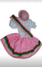 Pollera Turqueza With Triangular Poncho Arpillera Sombrero/Coya 3