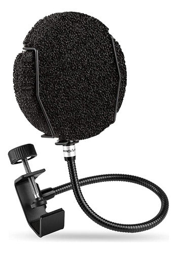 Filtro Pop De Micrófono Para Blue Yeti, Bola De Nieve Azul, 0