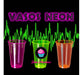 100 Plastic Neon Cups Assorted Colors Glow in Black Light 2