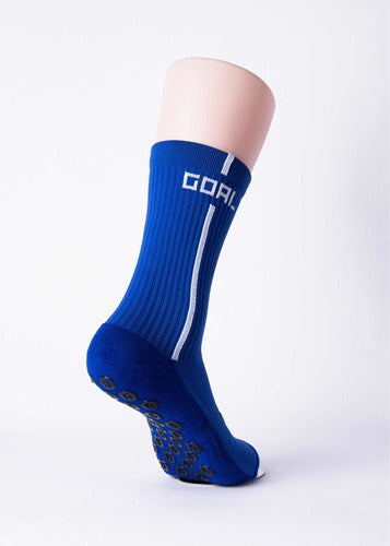 Goal Non-Slip Sports Socks Blue 0