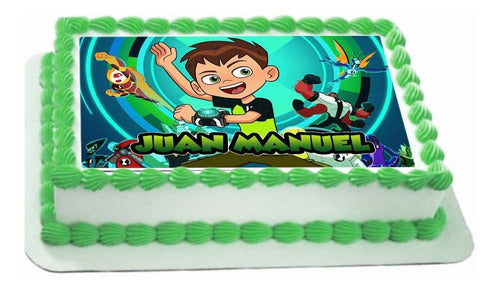 Wafer Paper Edible Sheets Ben 10 for Cakes 0