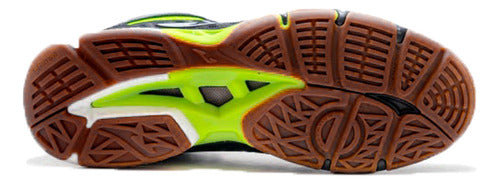 Joma V BLOK Men's Volleyball Shoes - Black Lime 4