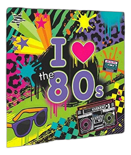 Amscan 80s Party Scene Setters Wall Decorating Kit 0