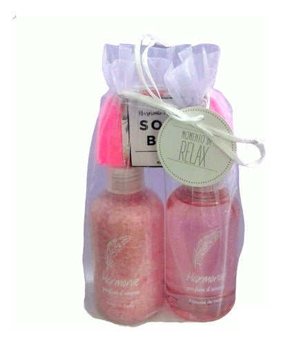 Relax Gift Pack for Women - Rose Aroma Bath Kit Spa Set Zen N56 5
