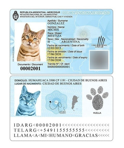 Editable Pet ID Template - Dog Document - Mod 1 0