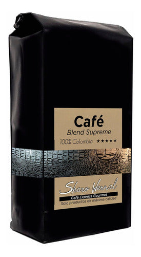 Sharo Wernal Granos Café Blend Supreme Colombia Expreso 1 Kg 1