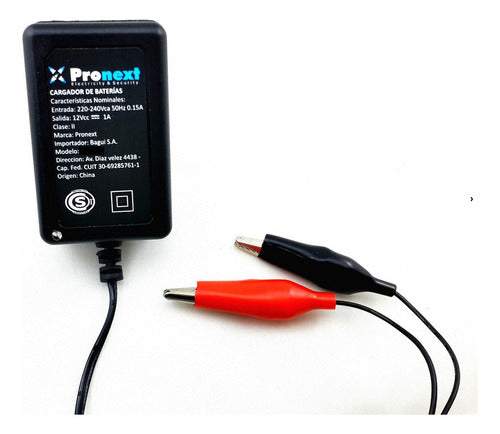 Pronext Automatic Battery Charger Gel 12V 1A 0