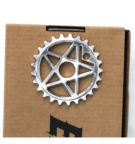 Eighties Pentagram BMX 25T Sprocket! High-End Polished 4