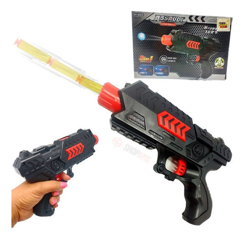 2-in-1 Dart and Gel Bullet Gun for Kids 1