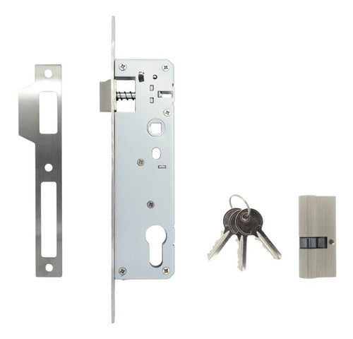 Faré Modena H51 Door Lock for Aluminum with Kallay 2006 Type Narrow Profile 0