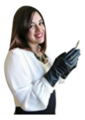 Fownes Metisse Leather Gloves for Women with Black Lining 0