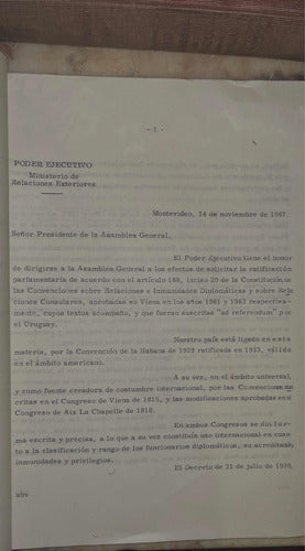 Cámara Representantes Repartido Oficial Gestido 1968 Viena 3