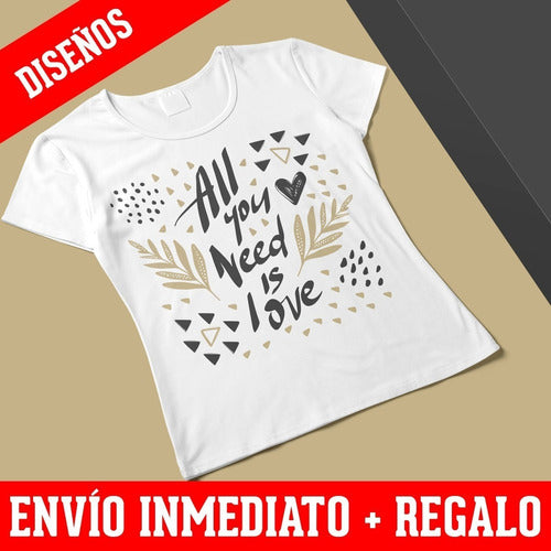 DIGICARD 2020 50 Designs for Valentine's T-Shirts Sublimation 1