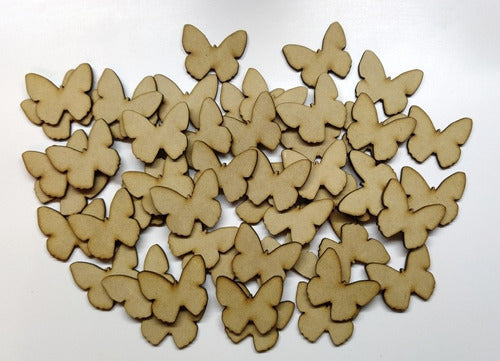 50 Mariposas 7cm Fibrofacil Mdf 3mm Decoración Eventos 1