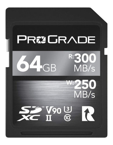 Prograde Digital Sd Memory Card 64gb 300mb/s 250mb/s V90 0