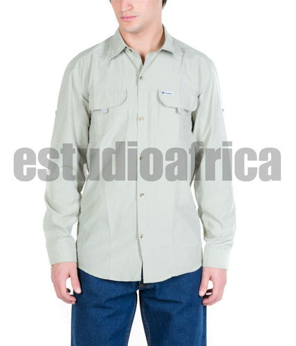 Pampero Quick Dry Summer Cargo Fishing Shirt Papper Stone 7