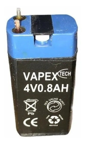 Bateria Gel 4v 0.8ah Recarg Vapex Luz Emergenc Aeromodelismo 0