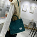 Set of 2 Small Women's Handbags Crossbody Shoulder Bag in Soft Corduroy Fabric 53