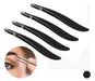 Professional Eyebrow Tweezers + Precision Eyelash Applicator Beauty Set 4